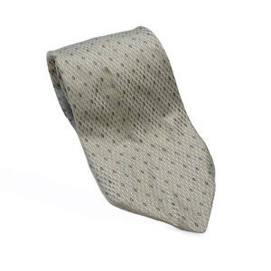 Bugatti 100% Silk Necktie Mens Gray Blue‎ Patterned Elegant Formal Business